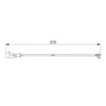 BOSCH 1987474520 Contacto de aviso, desgaste de los frenos