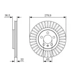 BOSCH 0986479R68 Disco de freno (Unidad)