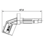 BOSCH 0265007930 Sensor, revoluciones de la rueda