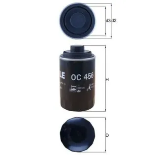 MAHLE OC456 Filtro de aceite
