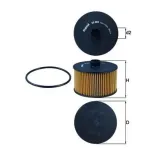 MAHLE OX968D Filtro de aceite