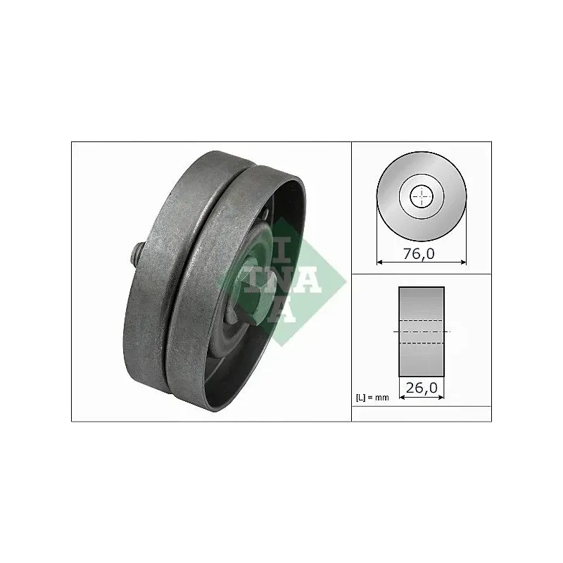 Schaeffler INA 532032630 Polea inversión/guía, correa poli V