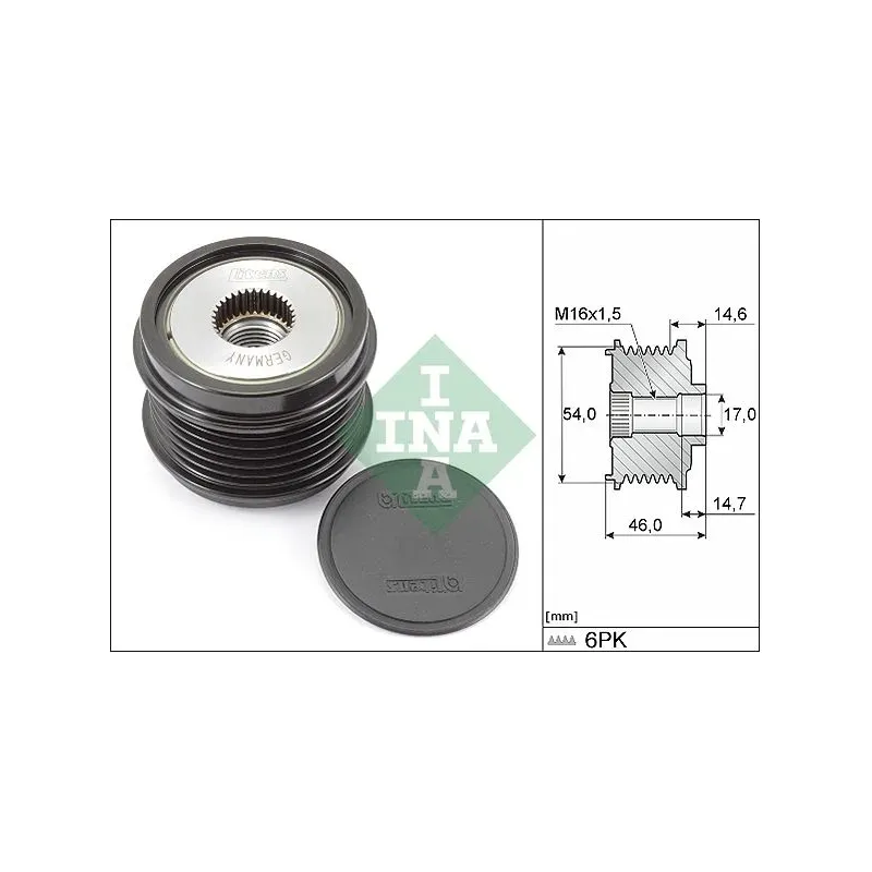 Schaeffler INA 535030810 Rueda libre alternador