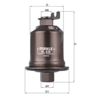 MAHLE KL436 Filtro combustible
