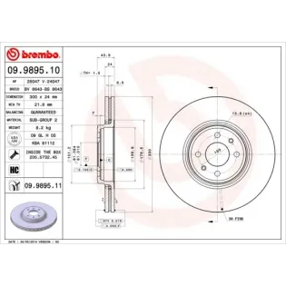 AP 25047 Disco de freno