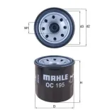MAHLE OC195 Filtro de aceite