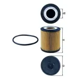 MAHLE OX182D Filtro de aceite
