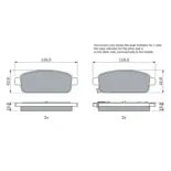 BOSCH 0986494435 Juego de pastillas de freno