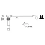 BOSCH 0986357237 Juego de cables de encendido