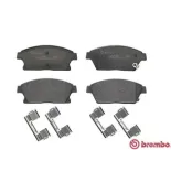 BREMBO P59077 Juego de pastillas de freno