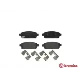 BREMBO P59080 Juego de pastillas de freno