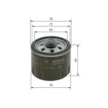 BOSCH F026407022 Filtro de aceite