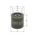 BOSCH 0986452003 Filtro de aceite