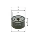 BOSCH 0451103336 Filtro de aceite