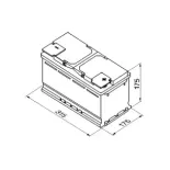 BOSCH 0092S40100 Batería de arranque