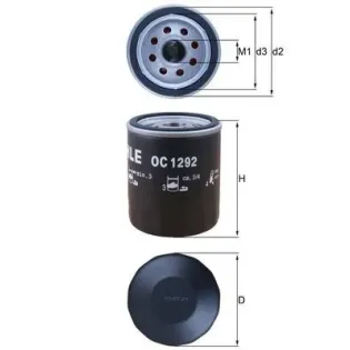 MAHLE OC1292 Filtro de aceite