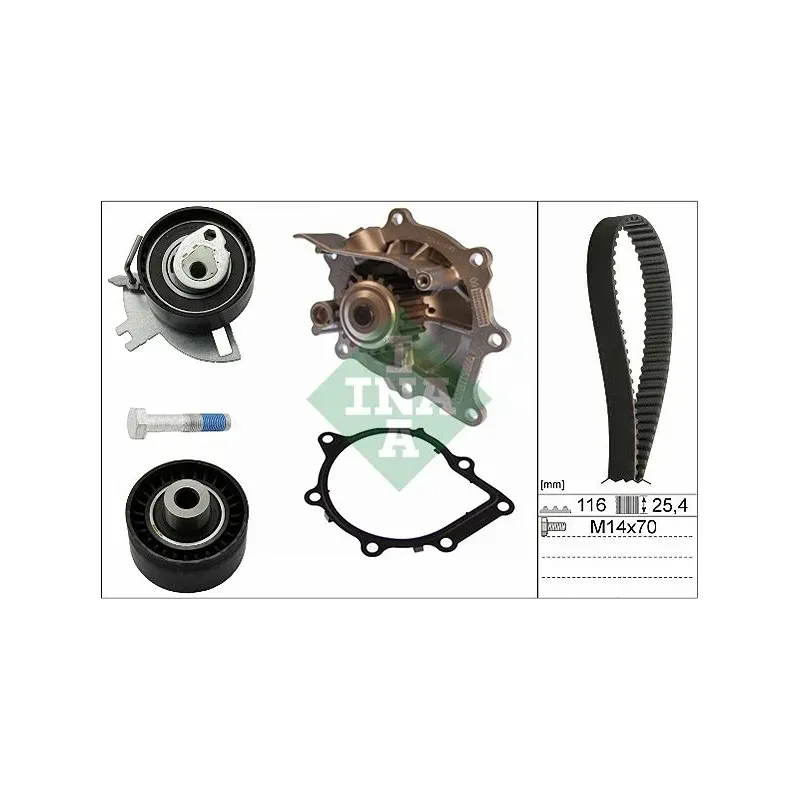 Schaeffler INA 530069130 Bomba de agua + kit correa distribución