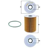 MAHLE OX254D4 Filtro de aceite
