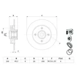 BOSCH 0986479275 Disco de freno (Unidad)