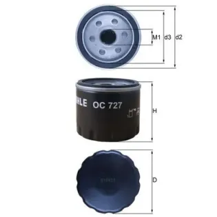 MAHLE OC727 Filtro de aceite