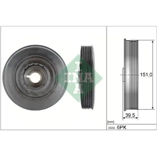 Schaeffler INA 544009010 Polea, cigüeñal