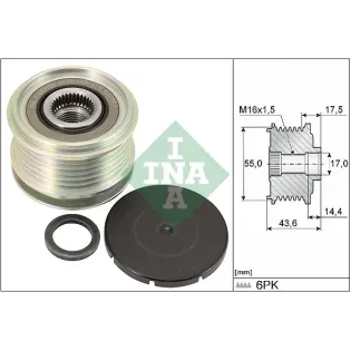 Schaeffler INA 535010510 Rueda libre alternador