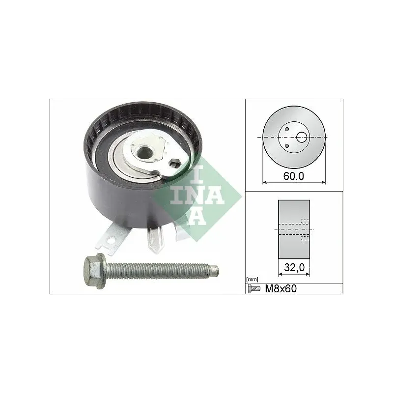 Schaeffler INA 531054710 Polea tensora, correa dentada