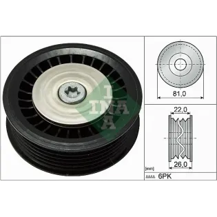 Schaeffler INA 532067810 Polea inversión/guía, correa poli V