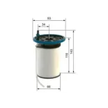 BOSCH F026402212 Filtro combustible