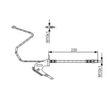 BOSCH 1987481161 Tubo flexible de frenos