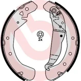 BREMBO S59525 Juego de zapatas de frenos