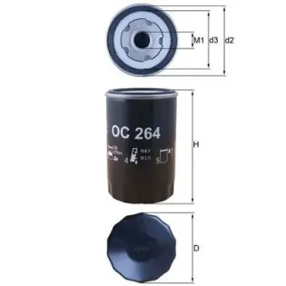 MAHLE OC264 Filtro de aceite