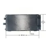 MAHLE AC333000S Condensador, aire acondicionado