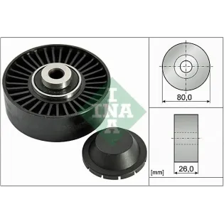 Schaeffler INA 532037020 Polea inversión/guía, correa poli V