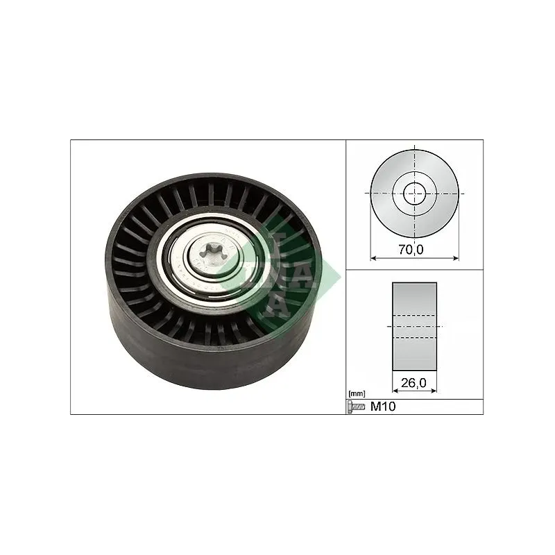 Schaeffler INA 532050510 Polea inversión/guía, correa poli V