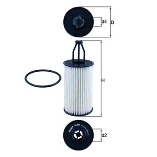 MAHLE OX814D Filtro de aceite