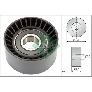Schaeffler INA 532036420 Polea inversión/guía, correa poli V