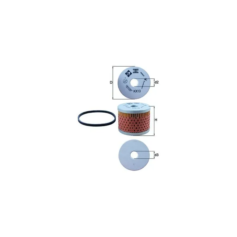 MAHLE KX13D Filtro combustible
