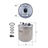 MAHLE KL490D Filtro combustible