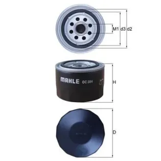 MAHLE OC384 Filtro de aceite
