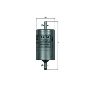 MAHLE KL14 Filtro combustible