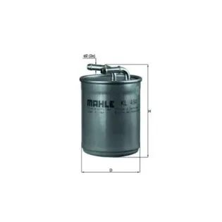 MAHLE KL494 Filtro combustible