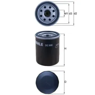 MAHLE OC986 Filtro de aceite