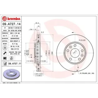 AP 25182E Disco de freno