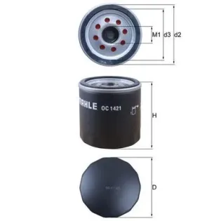 MAHLE OC1421 Filtro de aceite