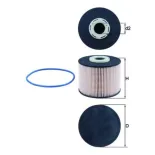 MAHLE KX331D Filtro combustible