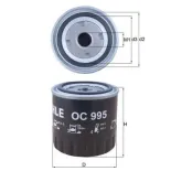 MAHLE OC995 Filtro de aceite
