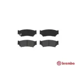 BREMBO P79008 Juego de pastillas de freno