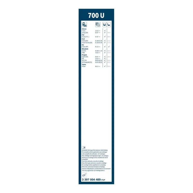 BOSCH 3397004489 Limpiaparabrisas