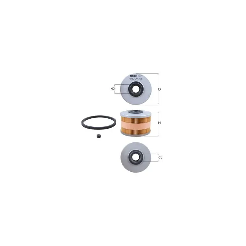 MAHLE KX79D Filtro combustible